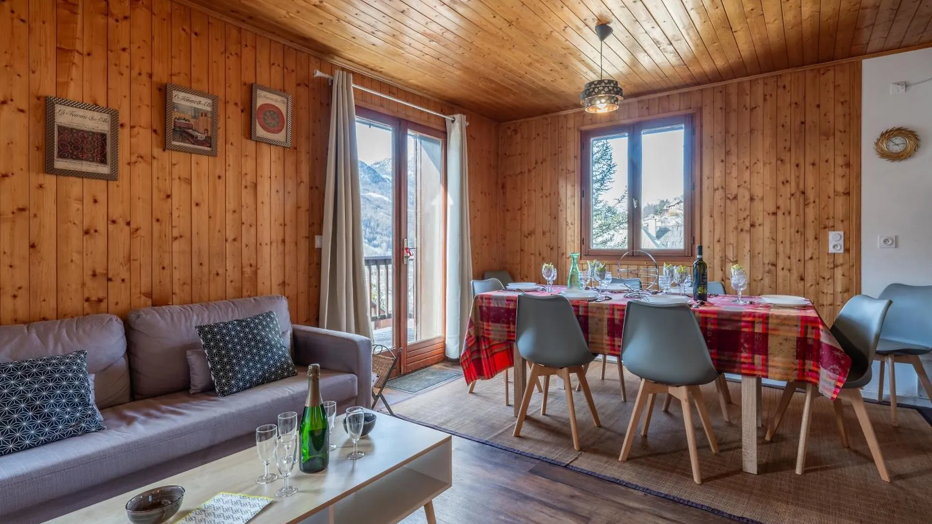 דירה סן-שפרה Grand Appartement Dans Chalet Serre Chevalier A 8 Minutes Des Pistes